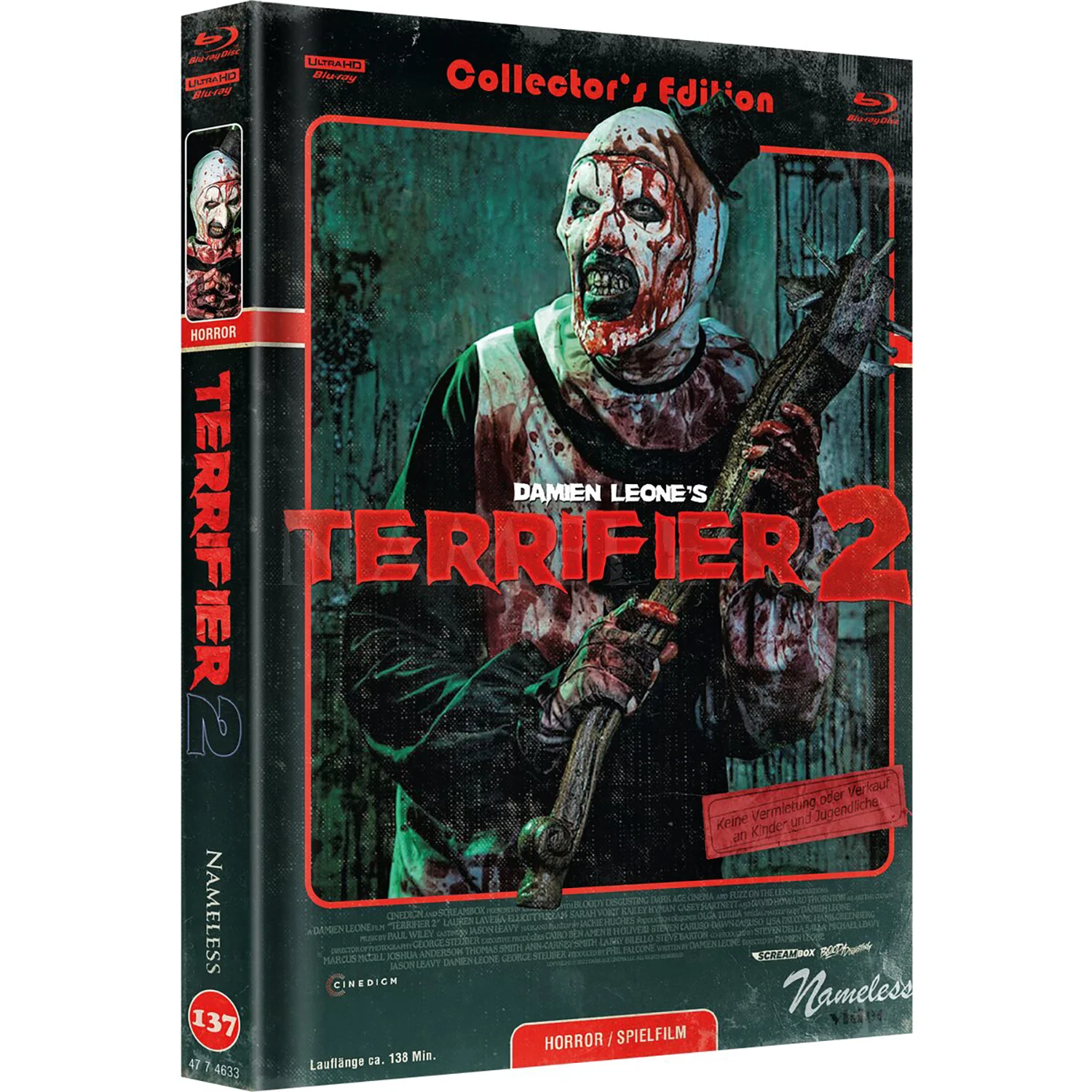 Terrifier 2 – 4K Mediabook F (UHD + Blu-ray Disc)