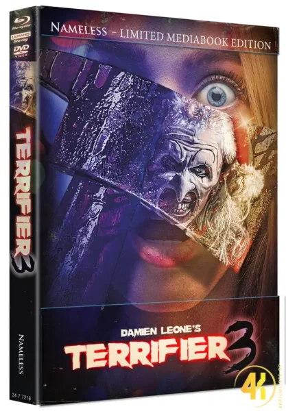 Terrifier 3 (Cover F) – 4K Mediabook (UHD + Blu-ray Disc + DVD)