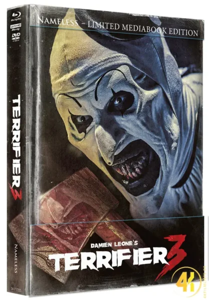 Terrifier 3 (Cover G) – 4K Mediabook (UHD + Blu-ray Disc + DVD)