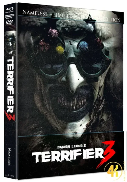 Terrifier 3 (Cover H) – 4K Mediabook (UHD + Blu-ray Disc + DVD)