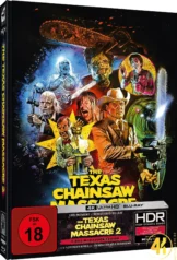 Texas Chainsaw Massacre 2 Cover B 4K Mediabook Ultra HD Blu-ray Disc