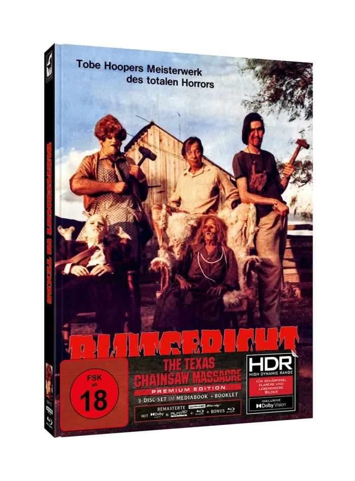 Texas Chainsaw Massacre (DE-Cover) – 4K Mediabook (UHD + Blu-ray Disc + Bonus Blu-ray)