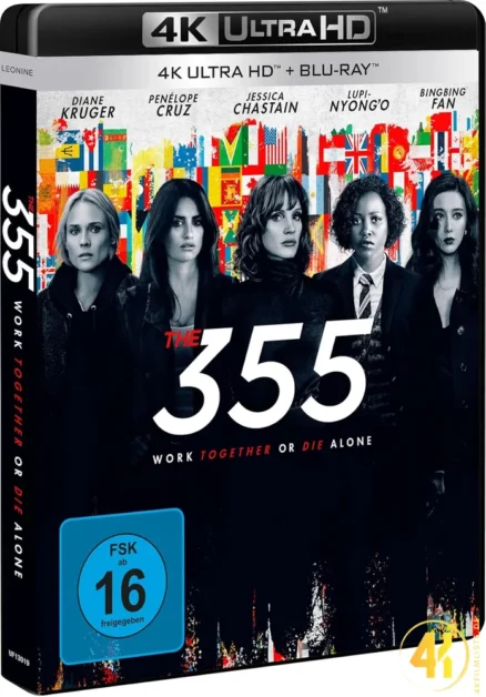 The 355 – 4K Blu-ray (UHD + Blu-ray Disc)