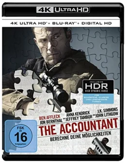 The Accountant Berechne deine Möglichkeiten 4K Blu-ray UHD Blu-ray Disc