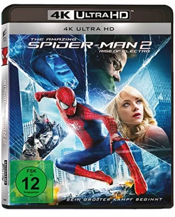 The Amazing Spider Man 2 Rise of Electro 4K Blu-ray UHD Blu-ray Disc