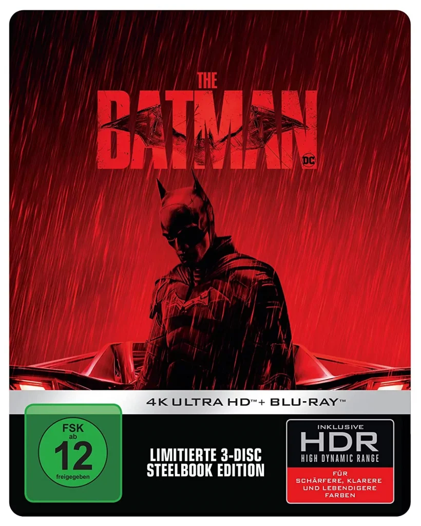 The Batman 4K Steelbook mit Robert Pattinson