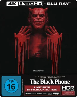 The Black Phone mit Ethan Hawke auf 4K Ultra HD Blu-ray Disc im Steelbook