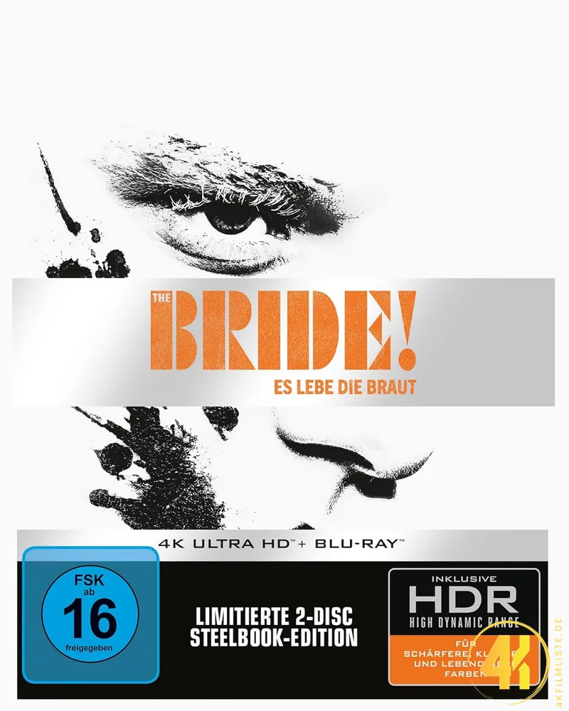 The Bride 4K Steelbook Frontcover Ultra HD Blu-ray Disc