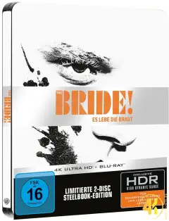 The Bride!: Es lebe die Braut – 4K Steelbook (UHD + Blu-ray Disc)