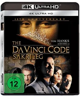 The Da Vinci Code Sakrileg 4K Blu-ray UHD Blu-ray Disc