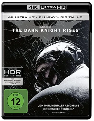 The Dark Knight Rises 4K Blu-ray UHD Blu-ray Disc