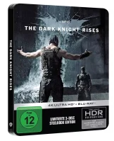 The Dark Knight Rises mit Christian Bale und Tom Hardy (4K Steelbook) (UHD + Blu-ray Disc)