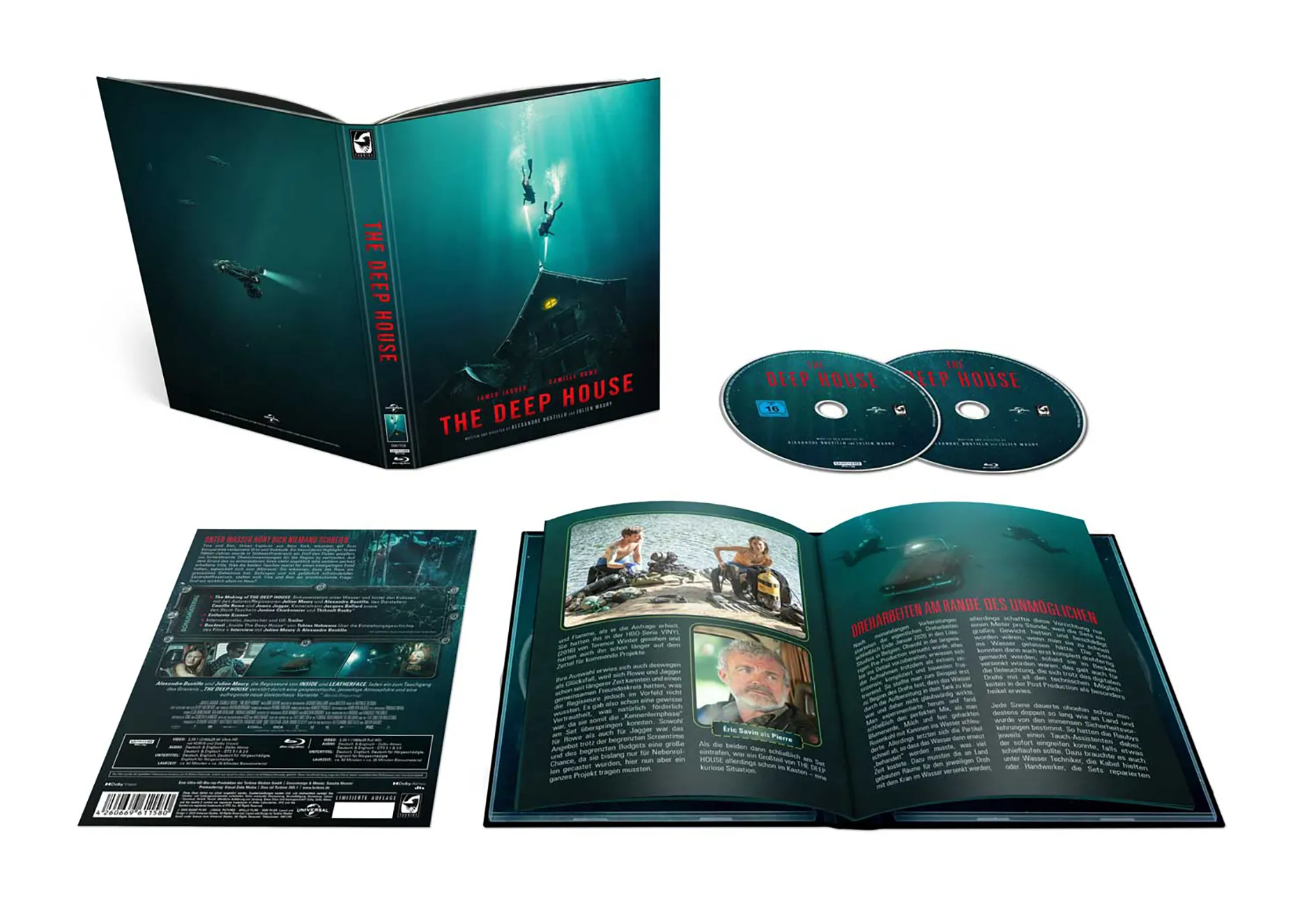 The Deep House 4K Mediabook B Inlay