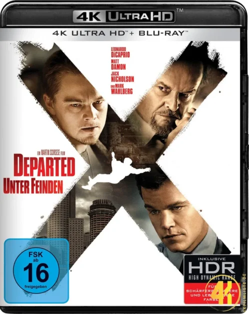 The Departed 4K Blu-ray Ultra HD Blu-ray Disc