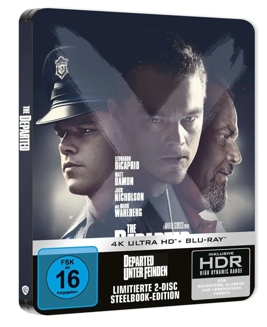 The Departed 4K Steelbook Ultra HD Blu-ray Disc