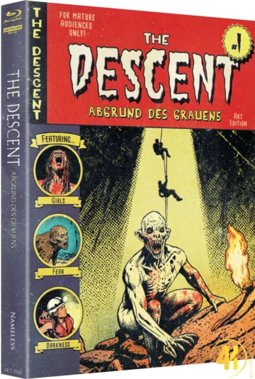 The Descent: Abgrund des Grauens (Cover A) – 4K Mediabook (UHD + Blu-ray Disc)