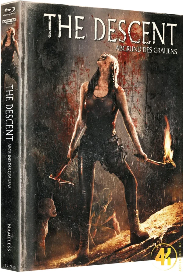 The Descent: Abgrund des Grauens (Cover F) – 4K Mediabook (UHD + Blu-ray Disc)