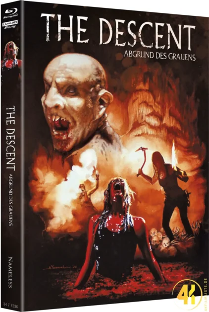 The Descent: Abgrund des Grauens (Cover G) – 4K Mediabook (UHD + Blu-ray Disc)