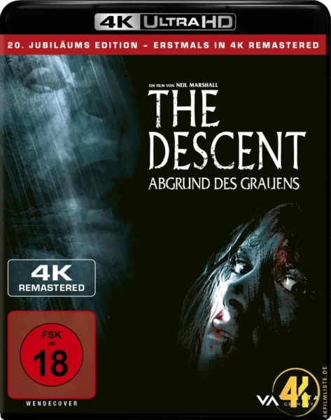 The Descent: Abgrund des Grauens – 4K Blu-ray (UHD + Blu-ray Disc + Bonus Blu-ray)