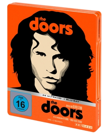 The Doors - 4K UHD Steelbook (Front) mit FSK Logo als 3-Disc-Set