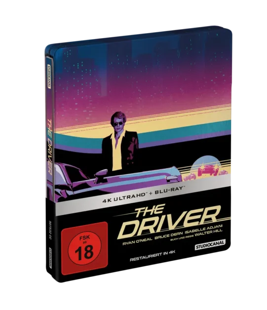 The Driver – 4K Steelbook (UHD + Blu-ray Disc)