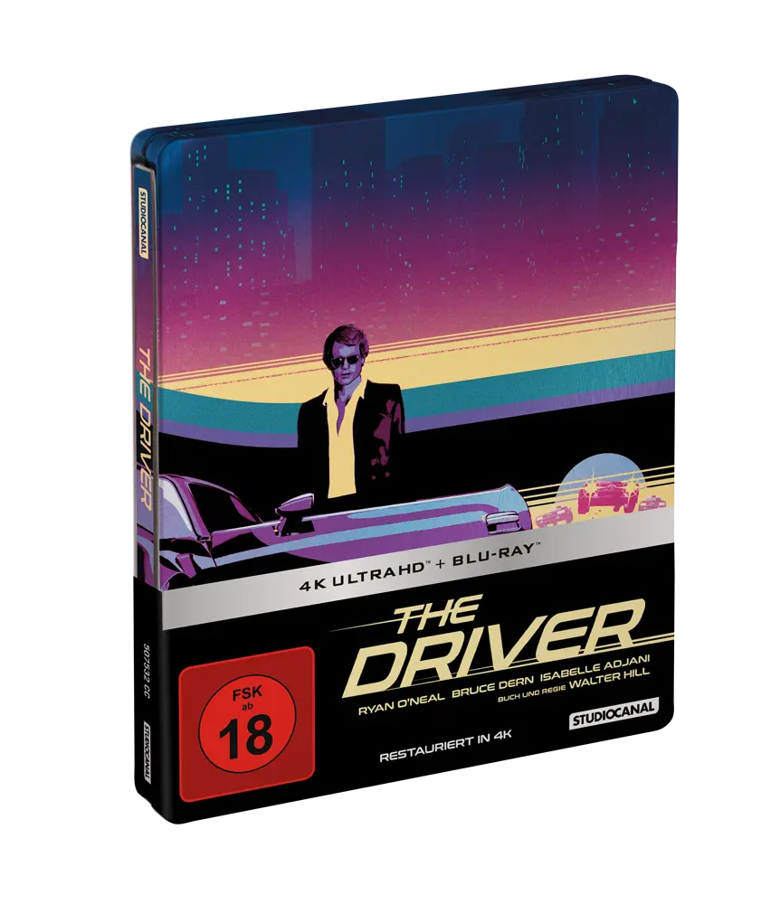 The Driver 4K Steelbook von Studiocanal und Walter Hill