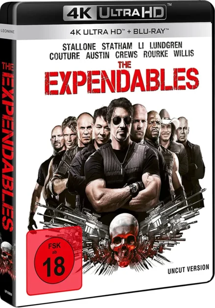 The Expendables 1 4K Blu-ray Disc (3D-Ansicht)