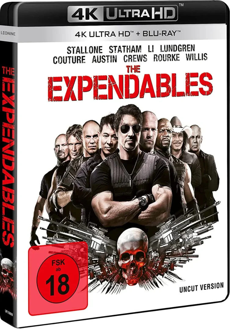 The Expendables 1 4K Blu-ray Disc (3D-Ansicht)