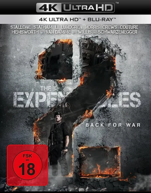 The Expendables 2 – 4K Blu-ray (UHD + Blu-ray Disc)
