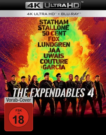 The Expendables 4 Ultra HD Blu-ray Disc PreCover