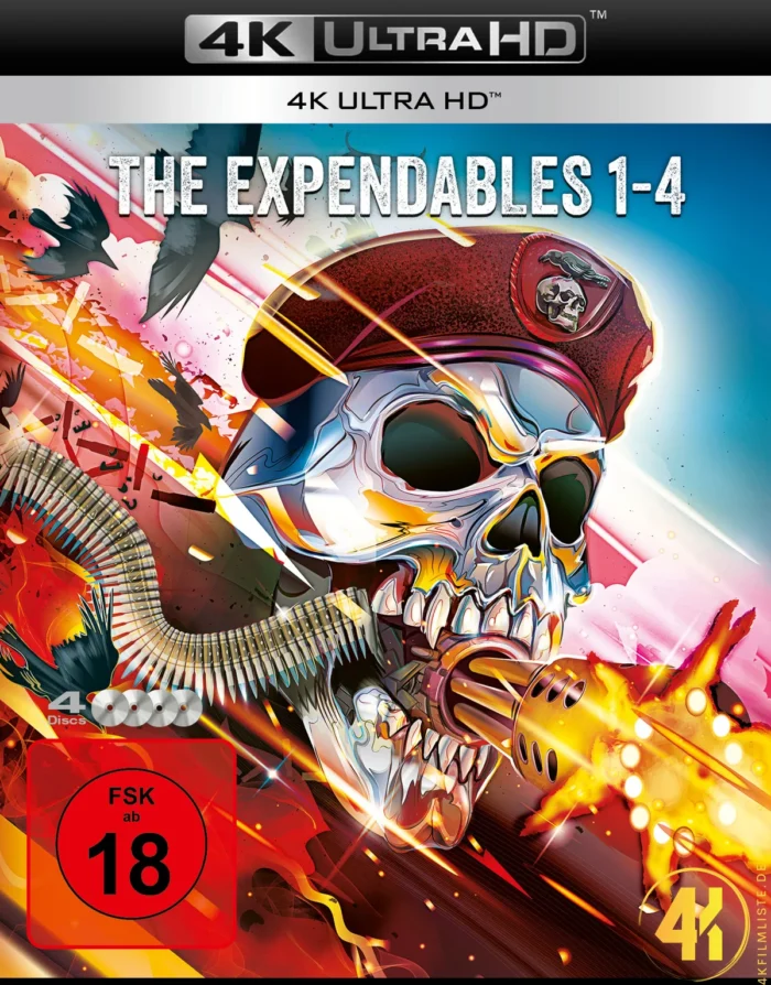 The Expendables 1 – 4 (Quadrilogy) – 4K Blu-ray (Ultra HD Blu-ray)