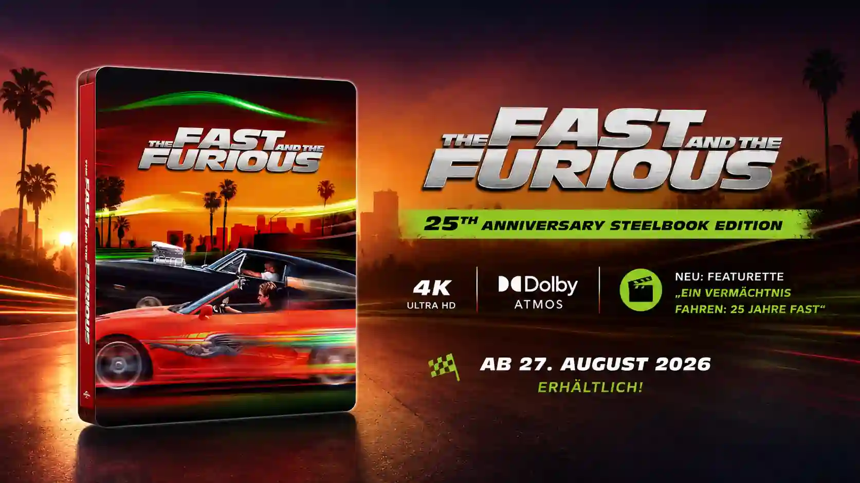 The Fast and the Furious 25th Anniversary Steelbook