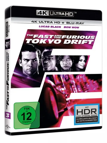 The Fast and the Furious Tokyo Drift 4K Blu-ray Disc FSK 12