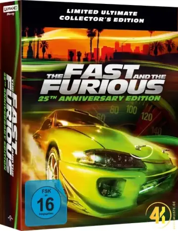 The Fast and the Furious (Ultimate 25th Anniversary Edition) – 4K Steelbook (UHD + Blu-ray Disc)