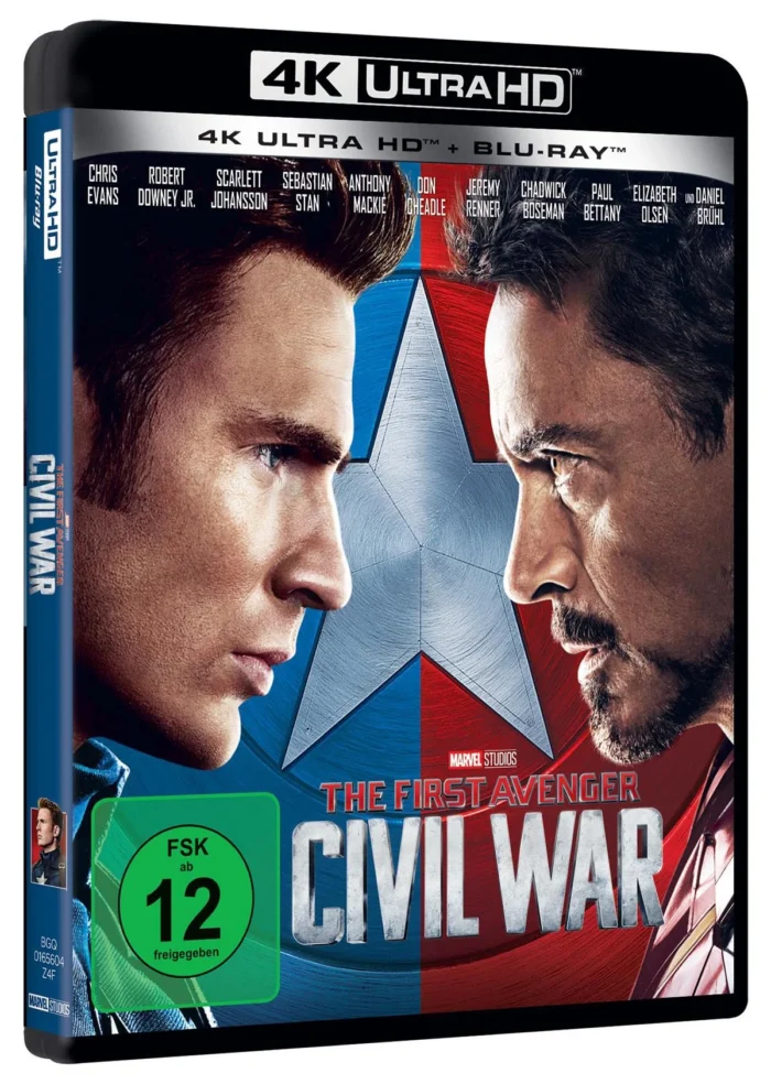 Captain America 3: Civil War – 4K Blu-ray (UHD + Blu-ray Disc)