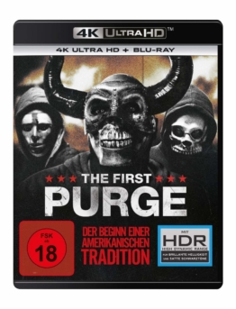 The First Purge - 4k Blu-ray Disc Cover