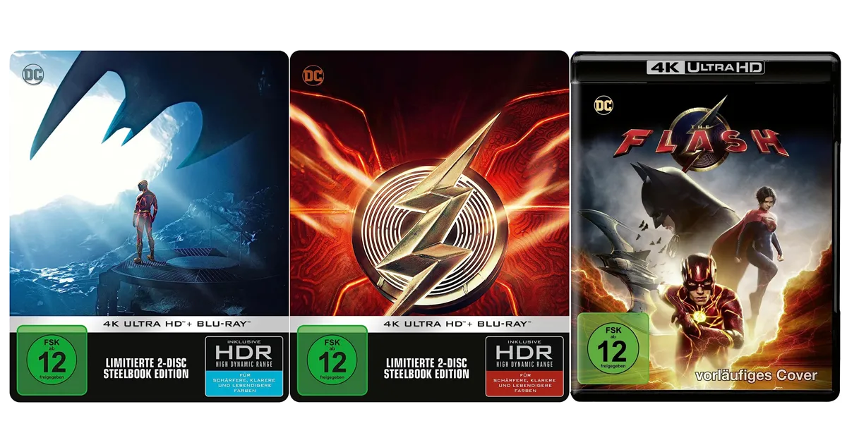 The Flash 4K Editionen Übersicht