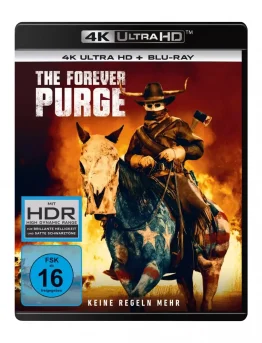 The Forever Purge - 4K Blu-ray Disc Cover (mit FSK Logo)