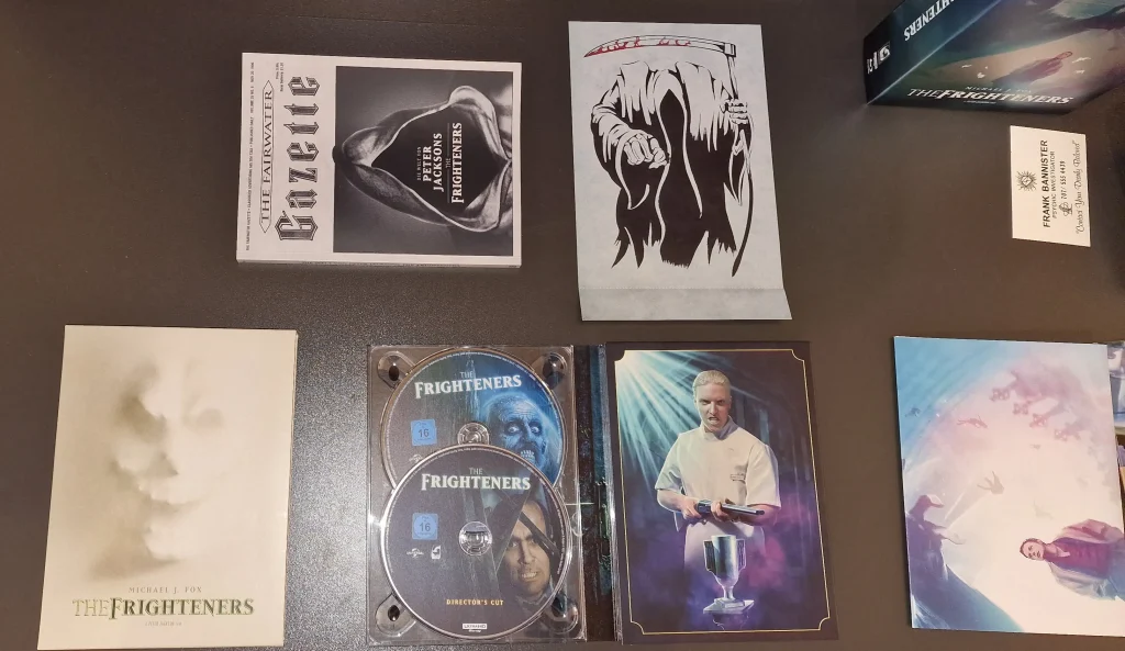 Pappschuber, Digipak und Discs der Frighteners Ultimate Edition