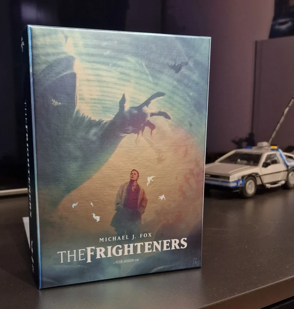 The Frighteners 4K Set Frontcover mit Dolorean im Hintergrund