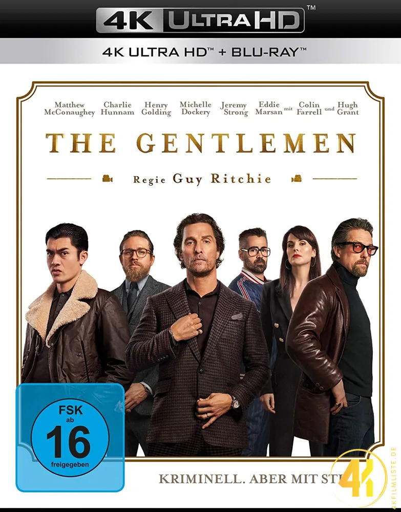 The Gentlemen 4K Blu-ray Ultra HD Blu-ray Disc