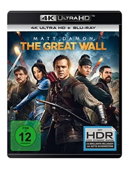 The Great Wall 4K Blu-ray UHD Blu-ray Disc