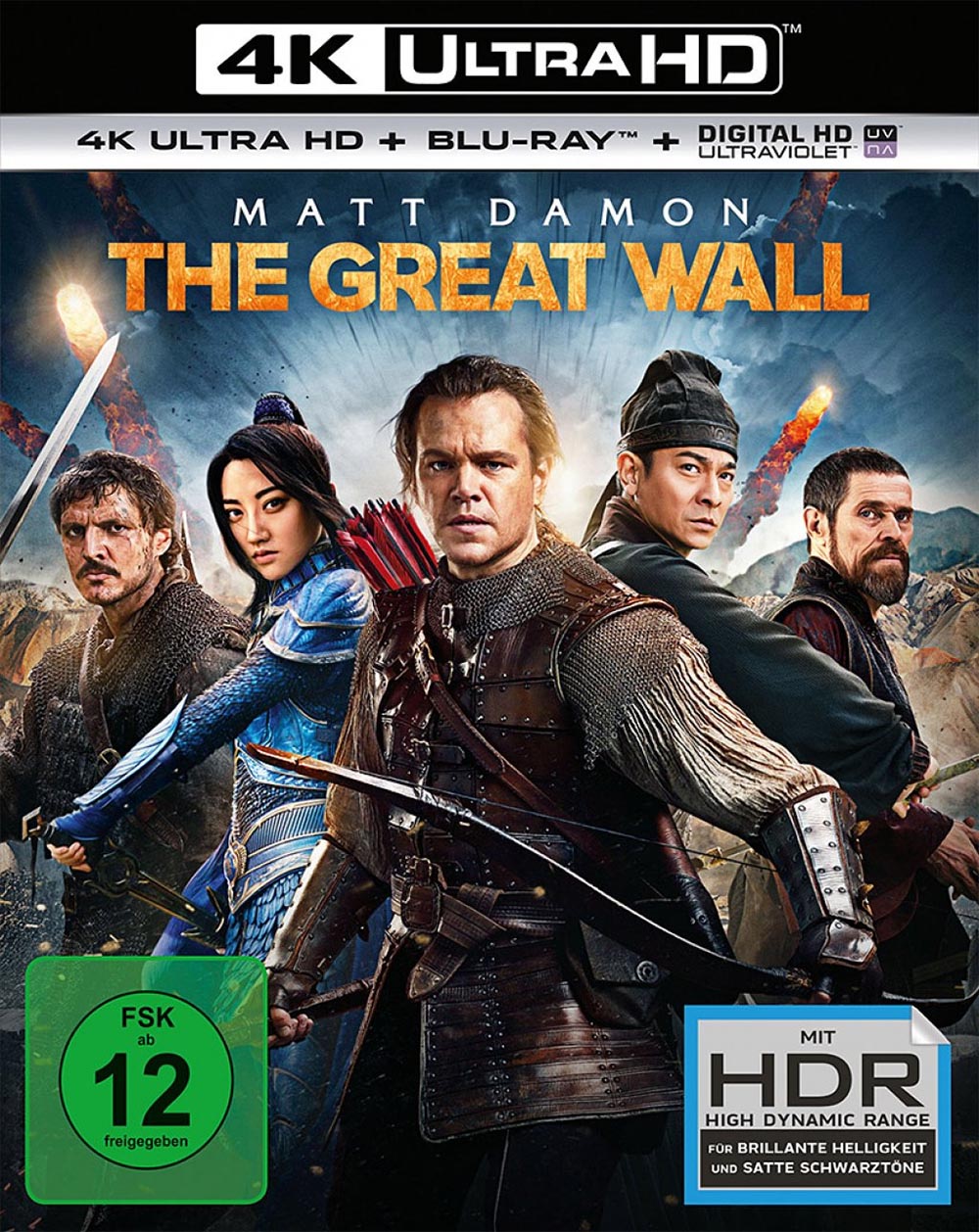 The Great Wall - 4K Blu-ray (UHD Blu-ray Disc) Disc