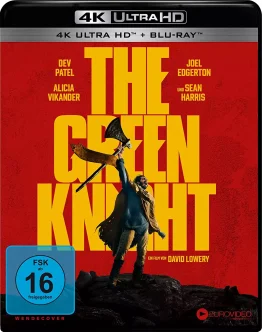 UHD Keep Case zur The Green Knight 4K Blu-ray Disc mit Dev Patel