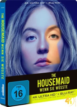 The Housemaid 4K Steelbook Ultra HD Blu-ray Disc
