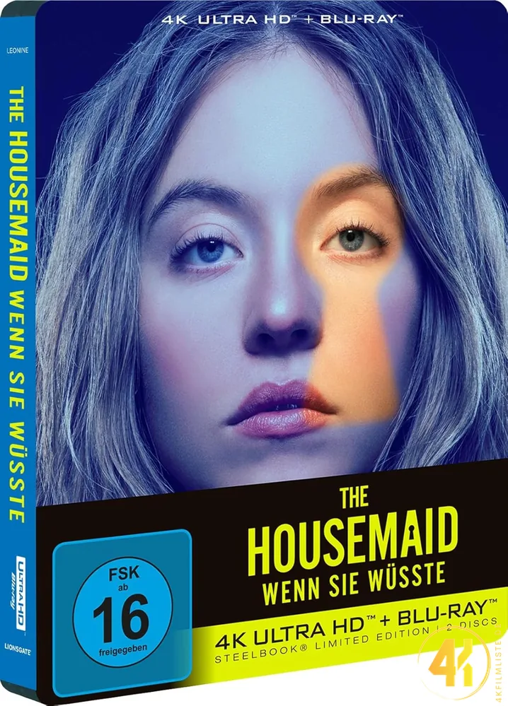 The Housemaid 4K Steelbook Ultra HD Blu-ray Disc