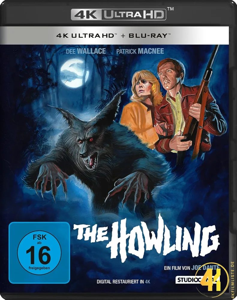 The Howling 4K Blu-ray Frontcover Ultra HD Blu-ray Disc