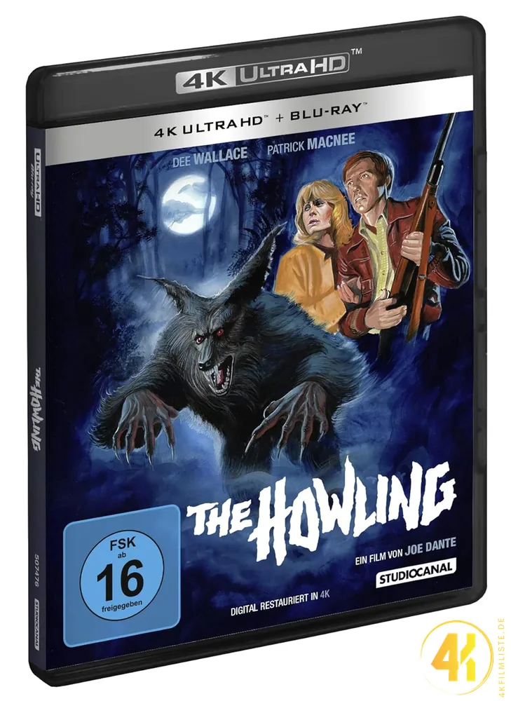 The Howling 4K Blu-ray Seitenansicht Ultra HD Blu-ray Disc