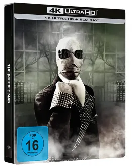 Der Unsichtbare (1933) von H.G. Wells (4K Steelbook) (UHD + Blu-ray Disc))