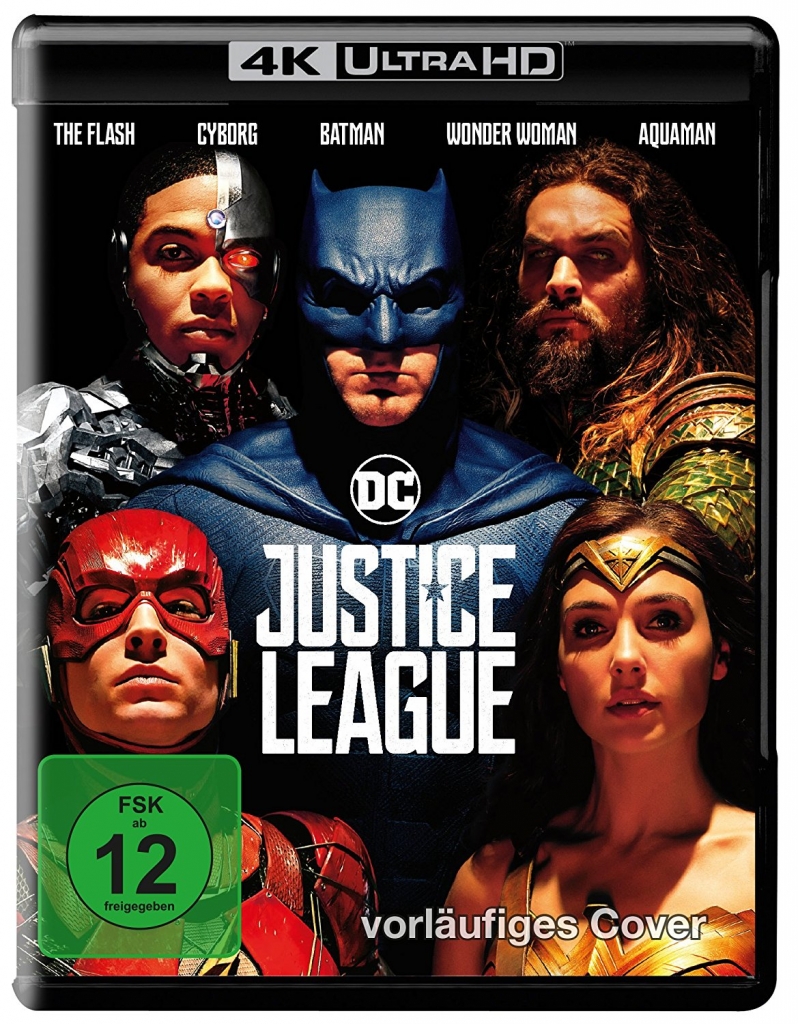 Deutsches PreCover zu The Justice League 4K